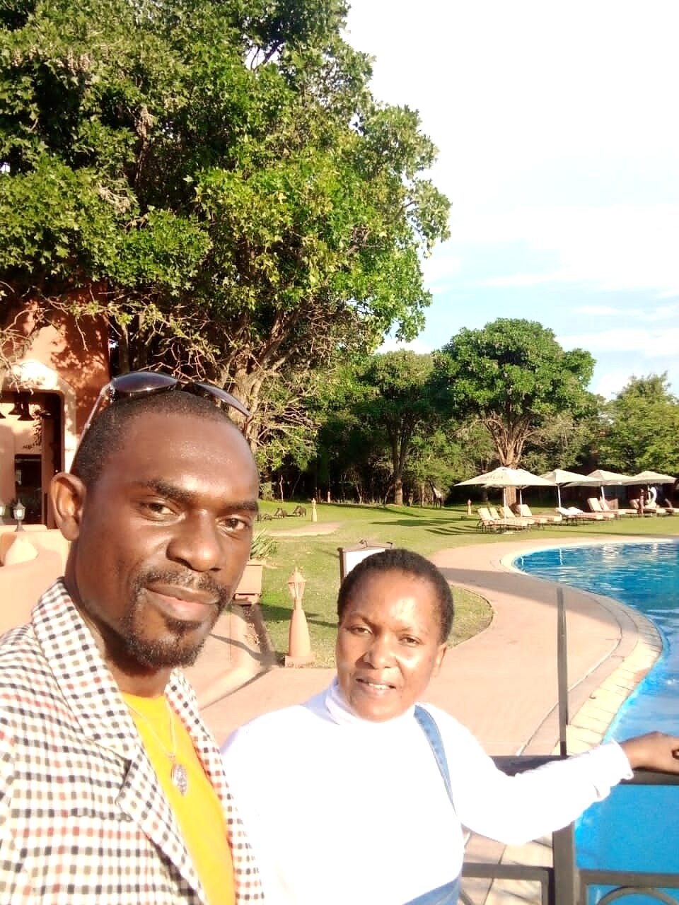 Likezo Nkowani enjoying her stay at Avani Victoria Falls Resort