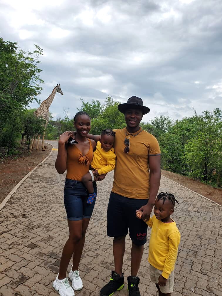 Pauline Saviye and her family enjoying their Avani Victoria Falls Resort getaway